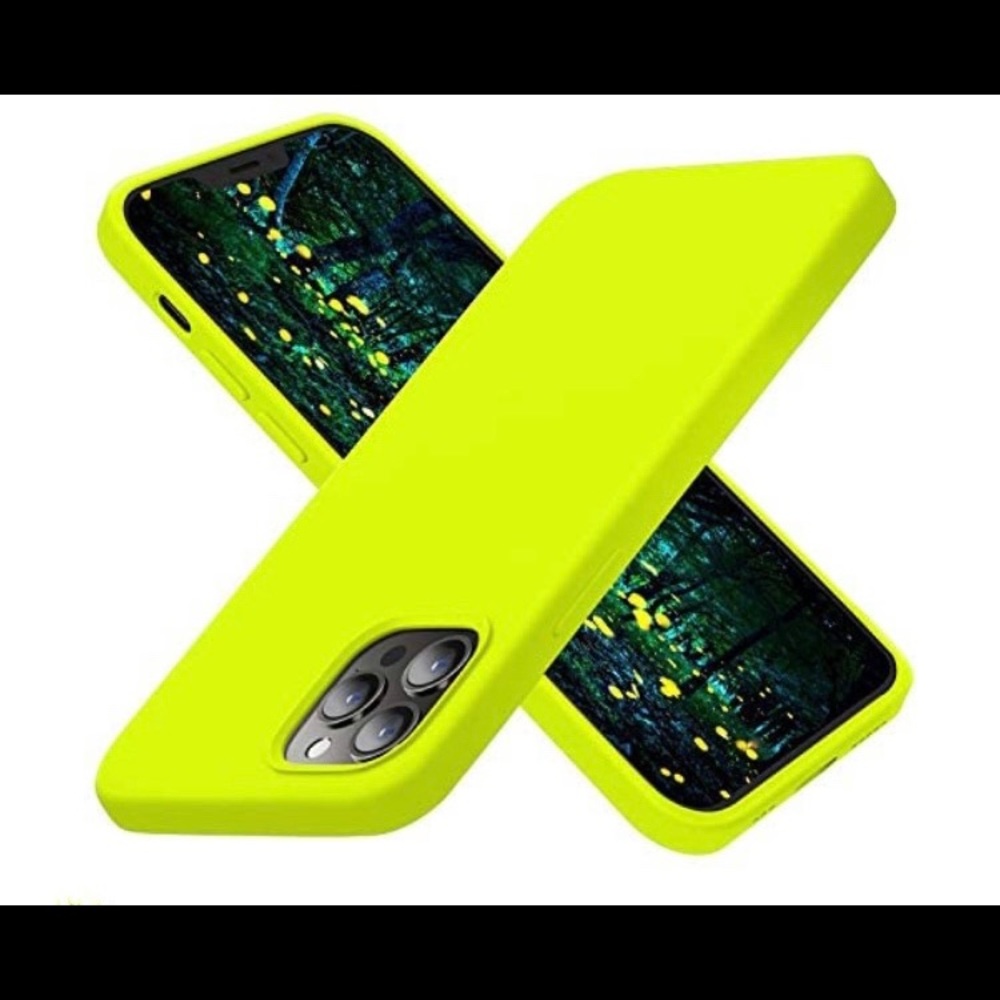 Cordking iPhone 12 Pro Max case, Fluorescent Green